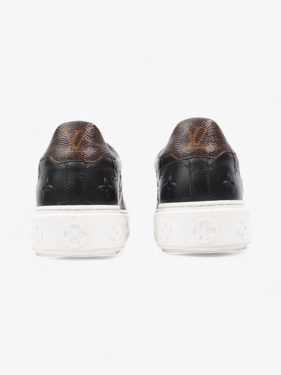 Louis Vuitton Time Out Sneakers Black / Monogram Leather EU 37 UK 4 Image 6