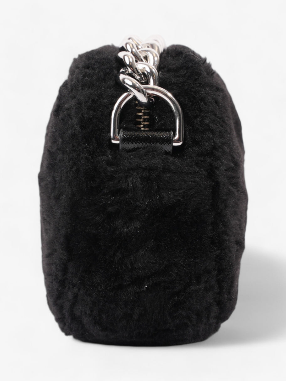 Marc Jacobs The Plush Snapshot Bag Black Faux Fur Image 3