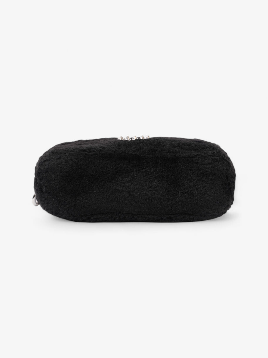 Marc Jacobs The Plush Snapshot Bag Black Faux Fur Image 6