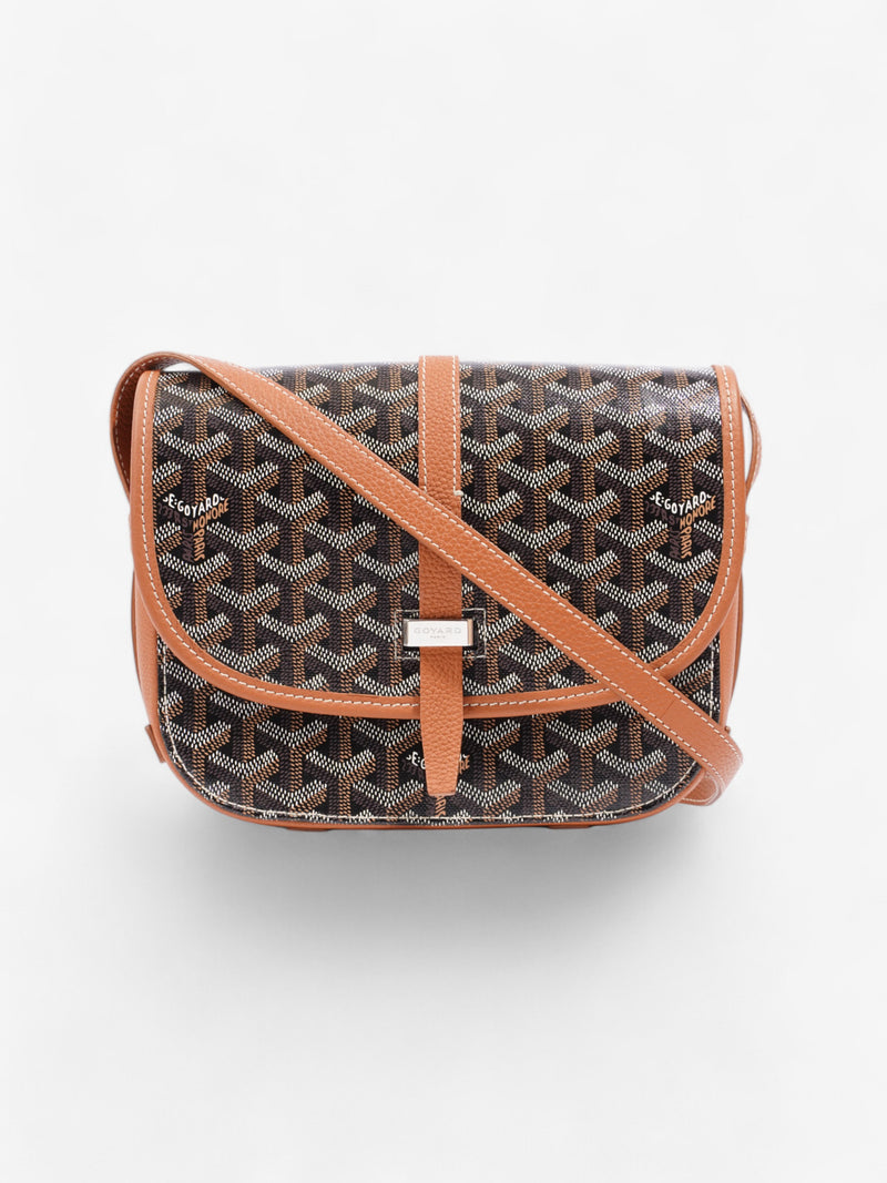  Goyard Belvedere Black / Tan Canvas PM