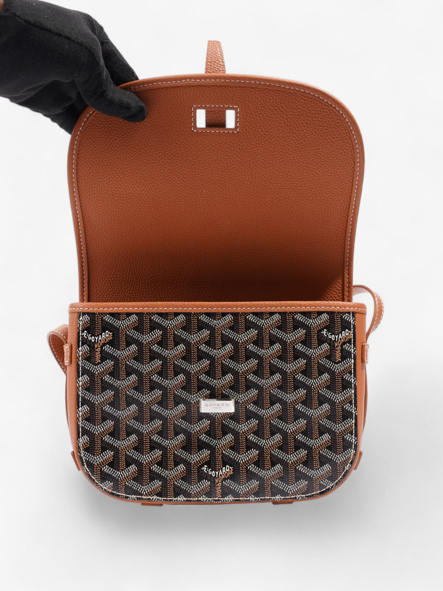 Goyard Belvedere Black / Tan Canvas PM Image 8