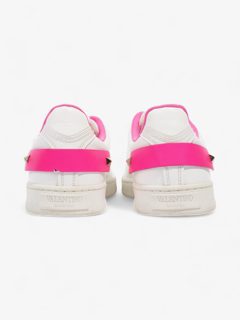 Valentino VLogo Sneakers White / Neon Pink Leather EU 39 UK 6 Image 6