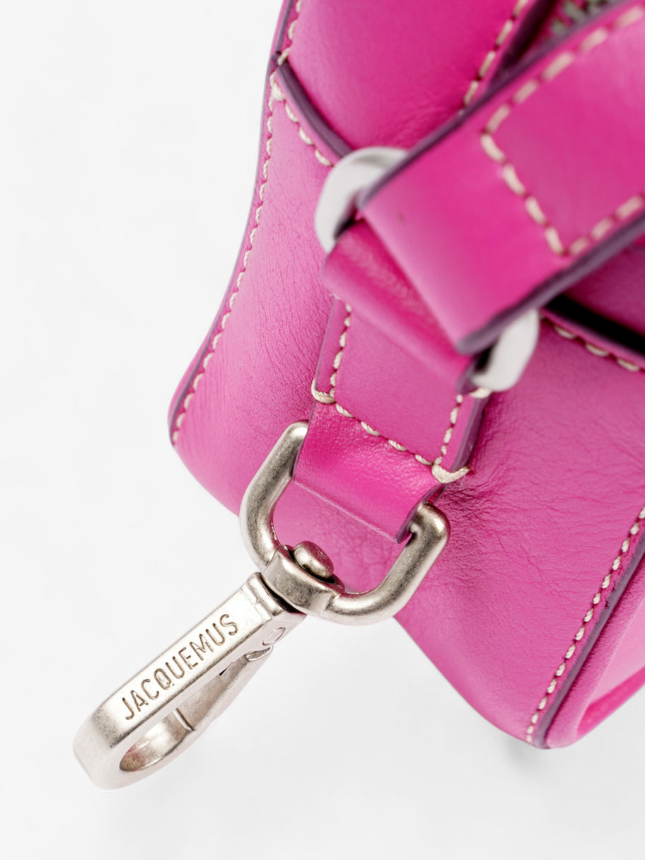 Jacquemus Le Baneto Hot Pink Leather Image 7