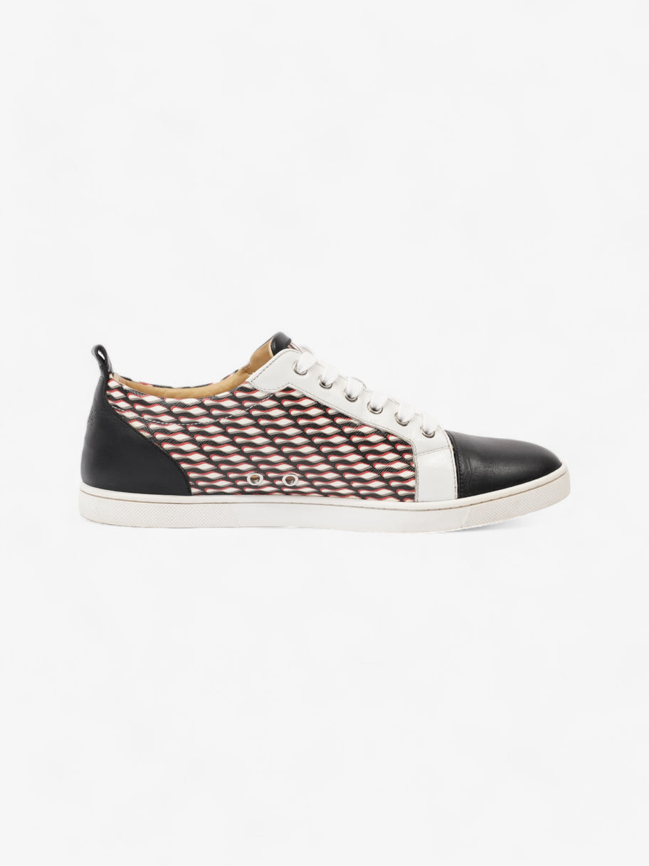 Christian Louboutin Gondolier Sneakers Black / White / Red Leather EU 43.5 UK 9.5 Image 4