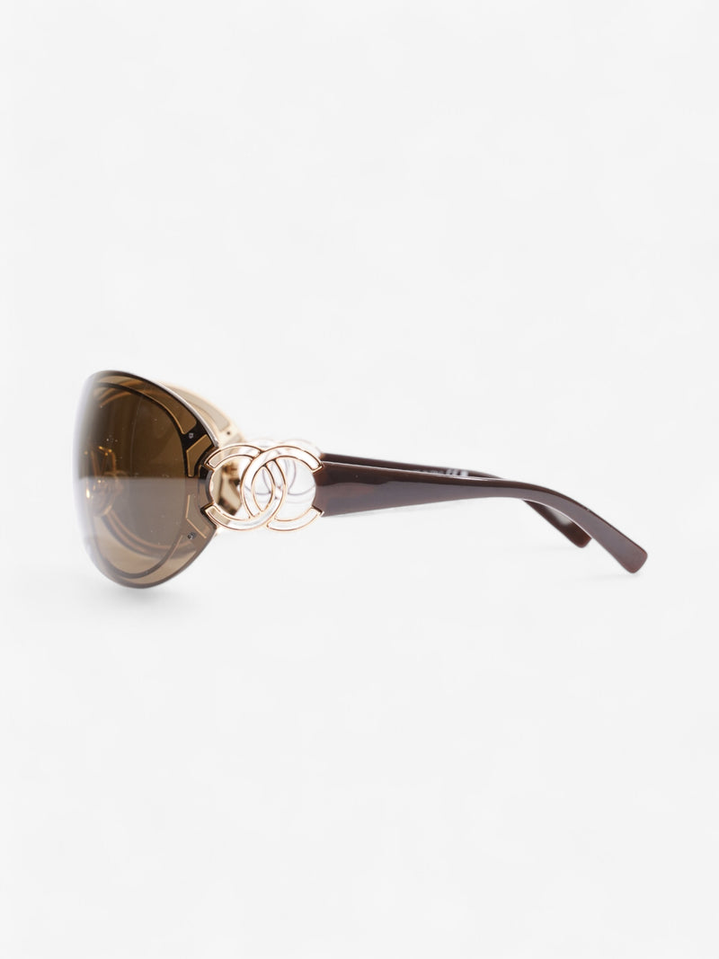  Chanel 4144 Sunglasses Brown Acetate 125mm