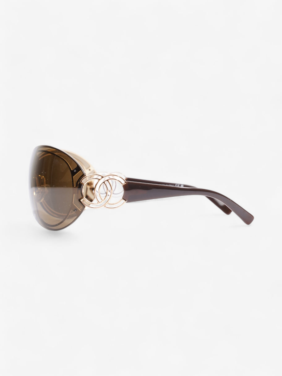 Chanel 4144 Sunglasses Brown Acetate 125mm Image 2