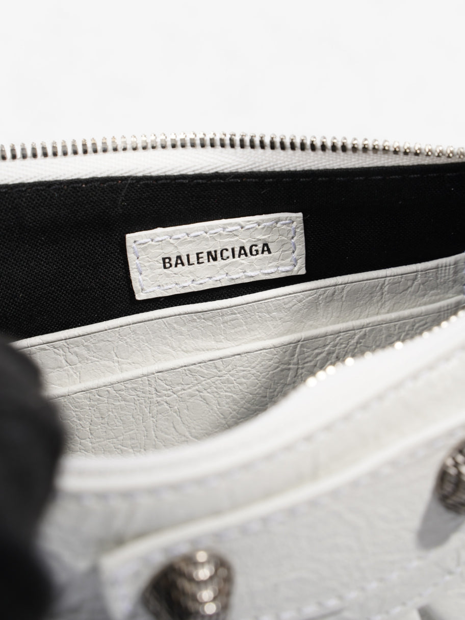 Le Cagole Mini Bag With Chain White Lambskin Leather Image 8