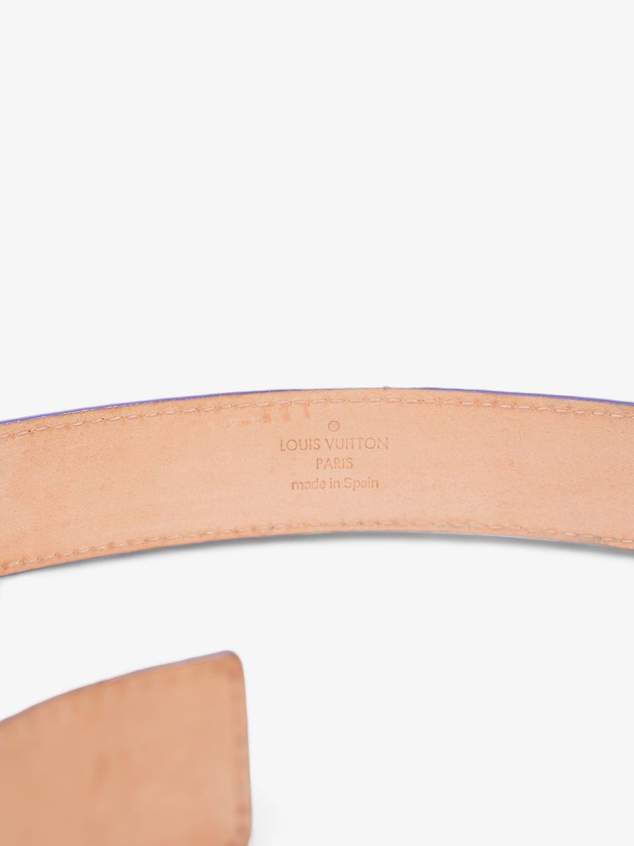 Louis Vuitton LV Initials Belt Purple Epi Leather 85cm 34