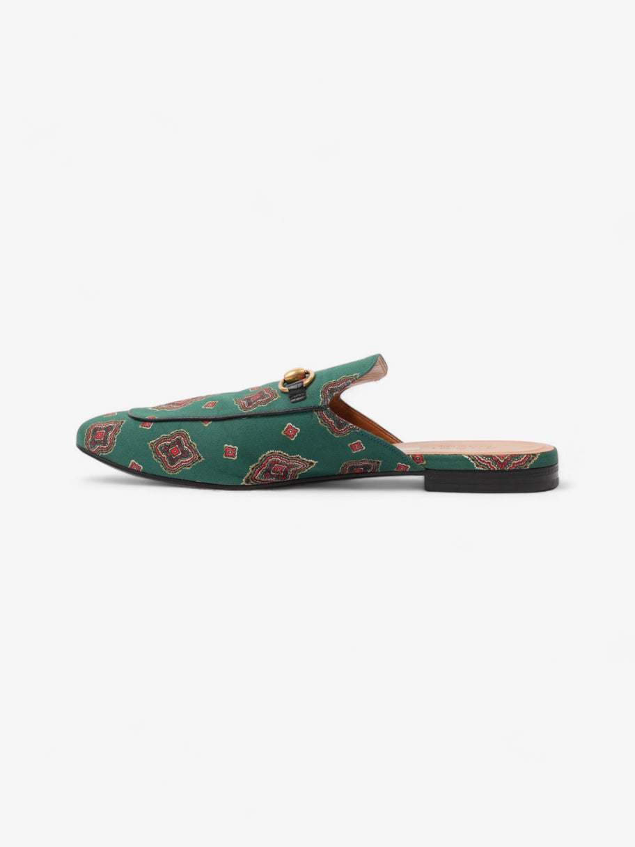 Gucci Princetown Loafer Green / Red Canvas EU 44 UK 10 Image 3