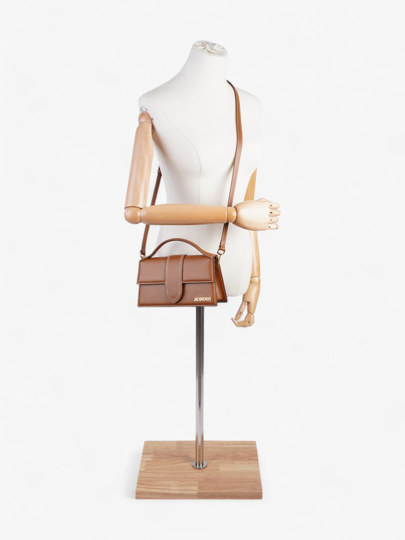  Jacquemus Le Grand Bambino Brown Leather