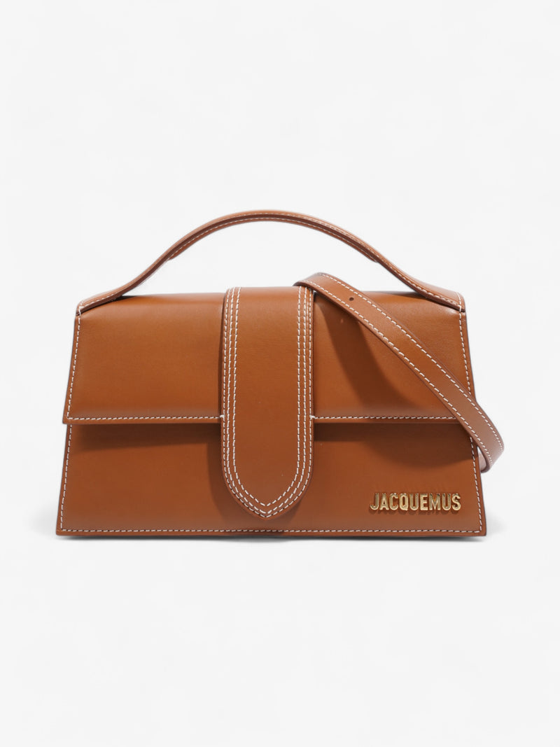  Jacquemus Le Grand Bambino Brown Leather