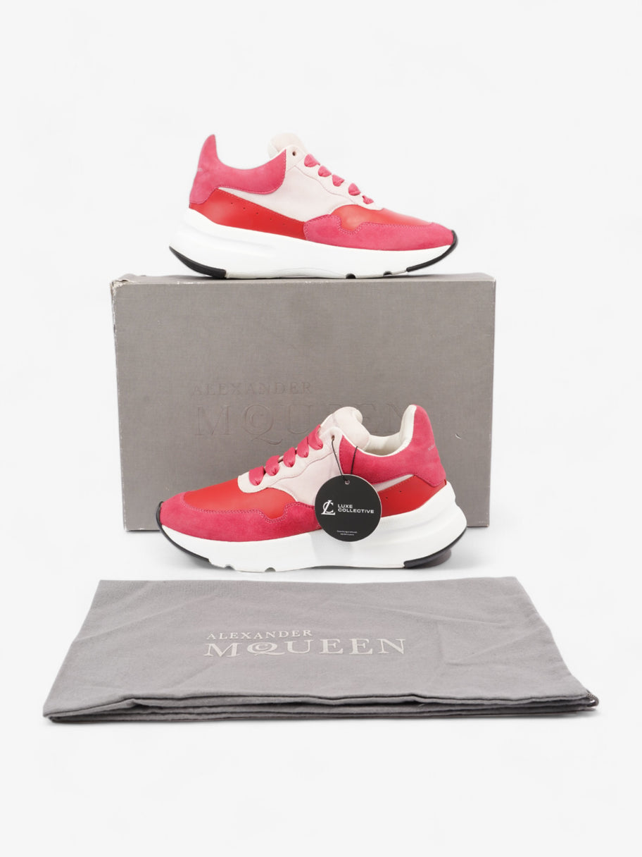 Alexander McQueen Runner Mcqueen Sneakers Red / Pink  Suede EU 38.5 UK 5.5 Image 10