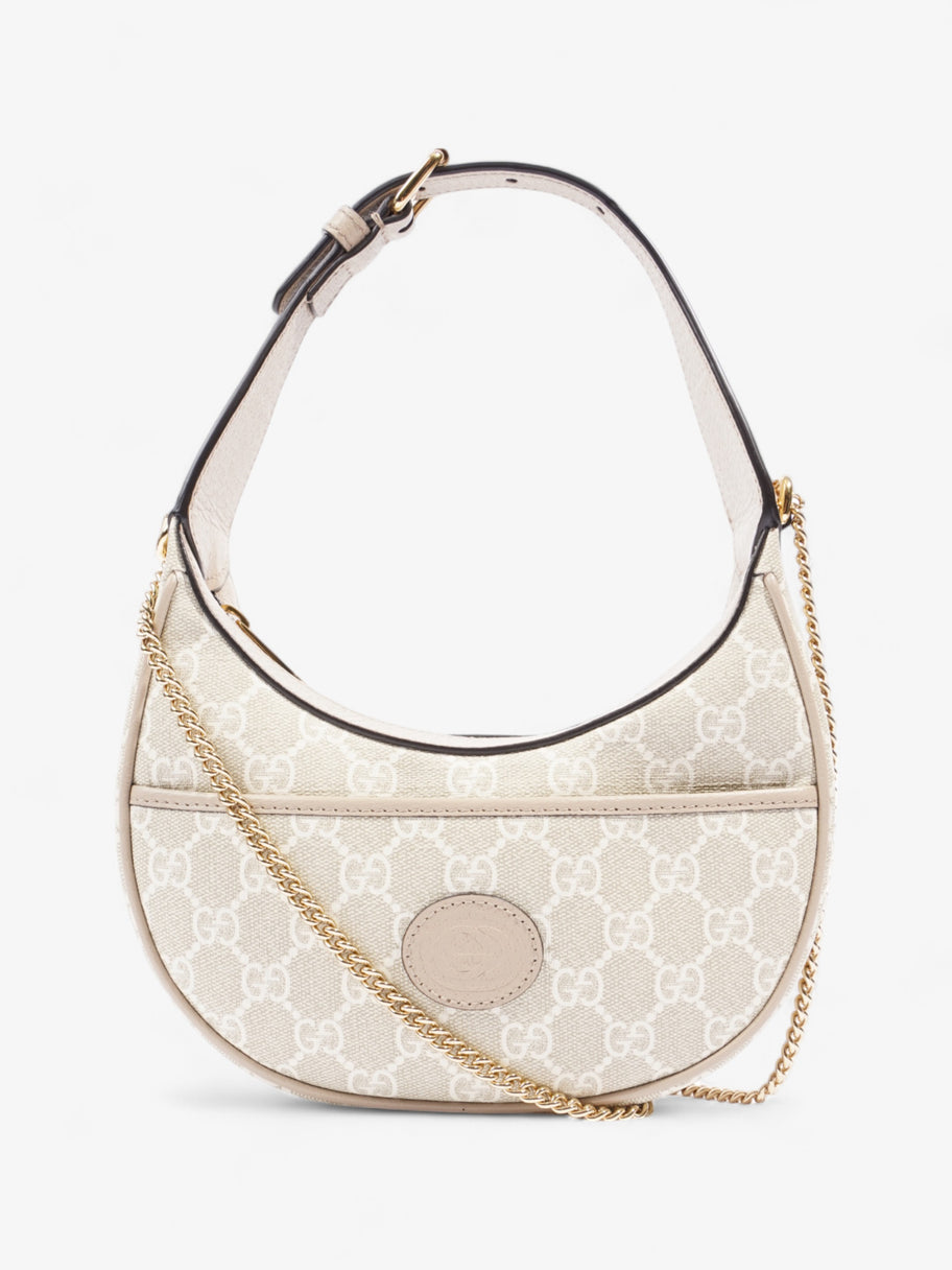 Gucci Ophidia GG Supreme / Beige / White Coated Canvas Mini Image 1