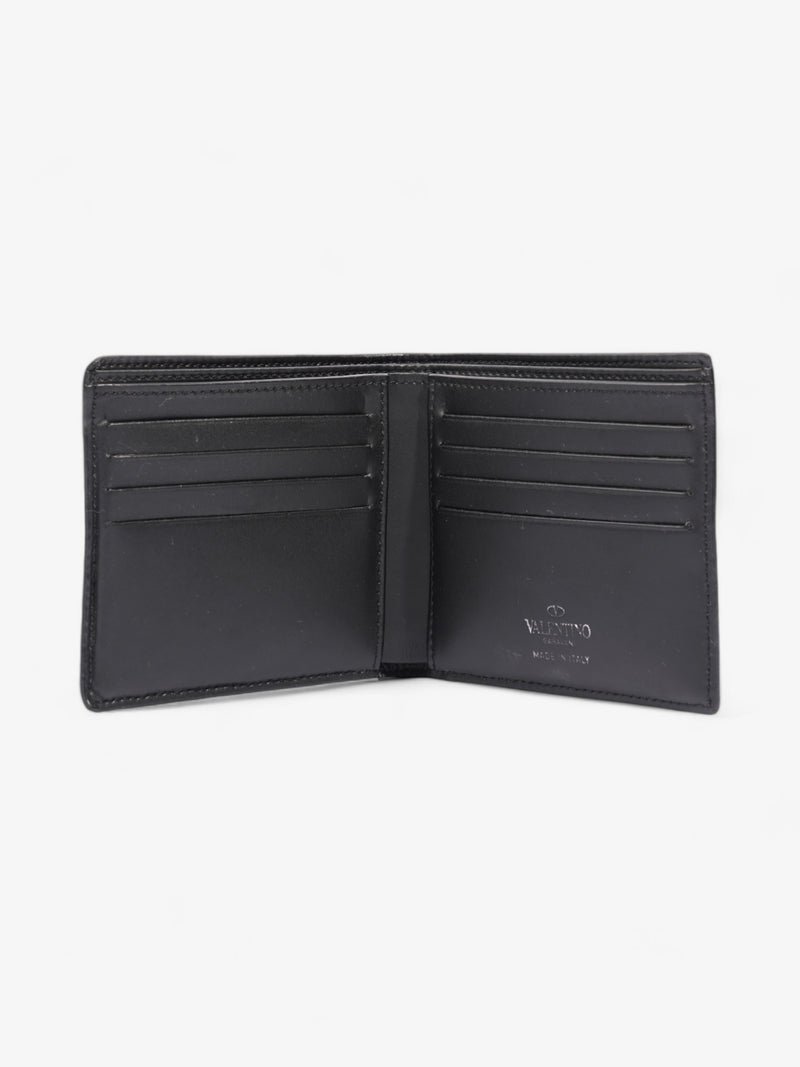  Valentino VLTN Wallet Black / White Leather