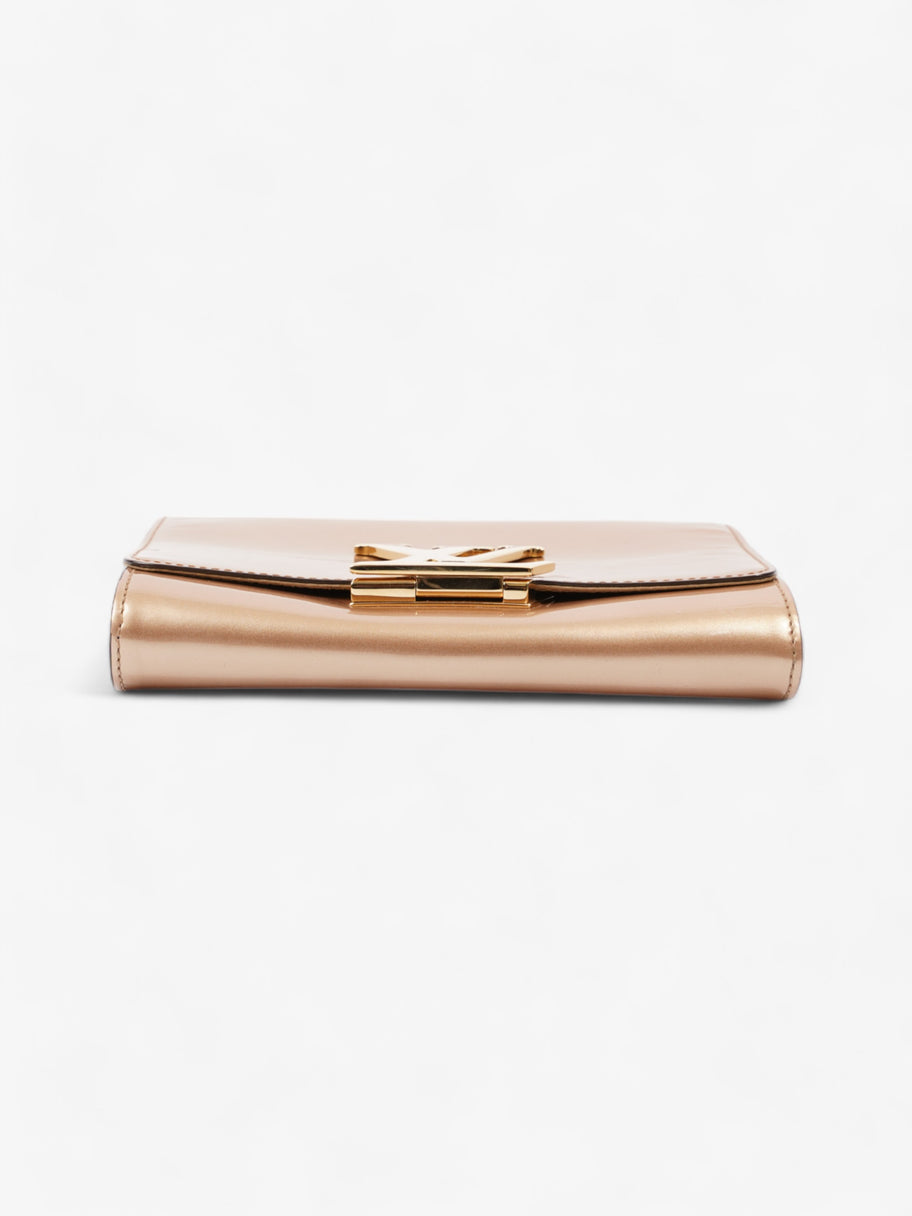 Louis Vuitton Louise MM Rose Gold Patent Leather Image 6