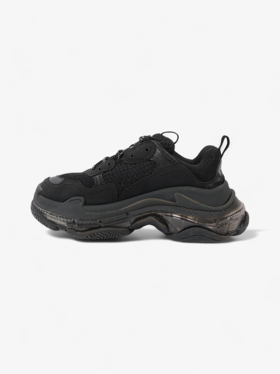 Balenciaga Triple S Clear Sole Black / White Mesh EU 37 UK 4 Image 3