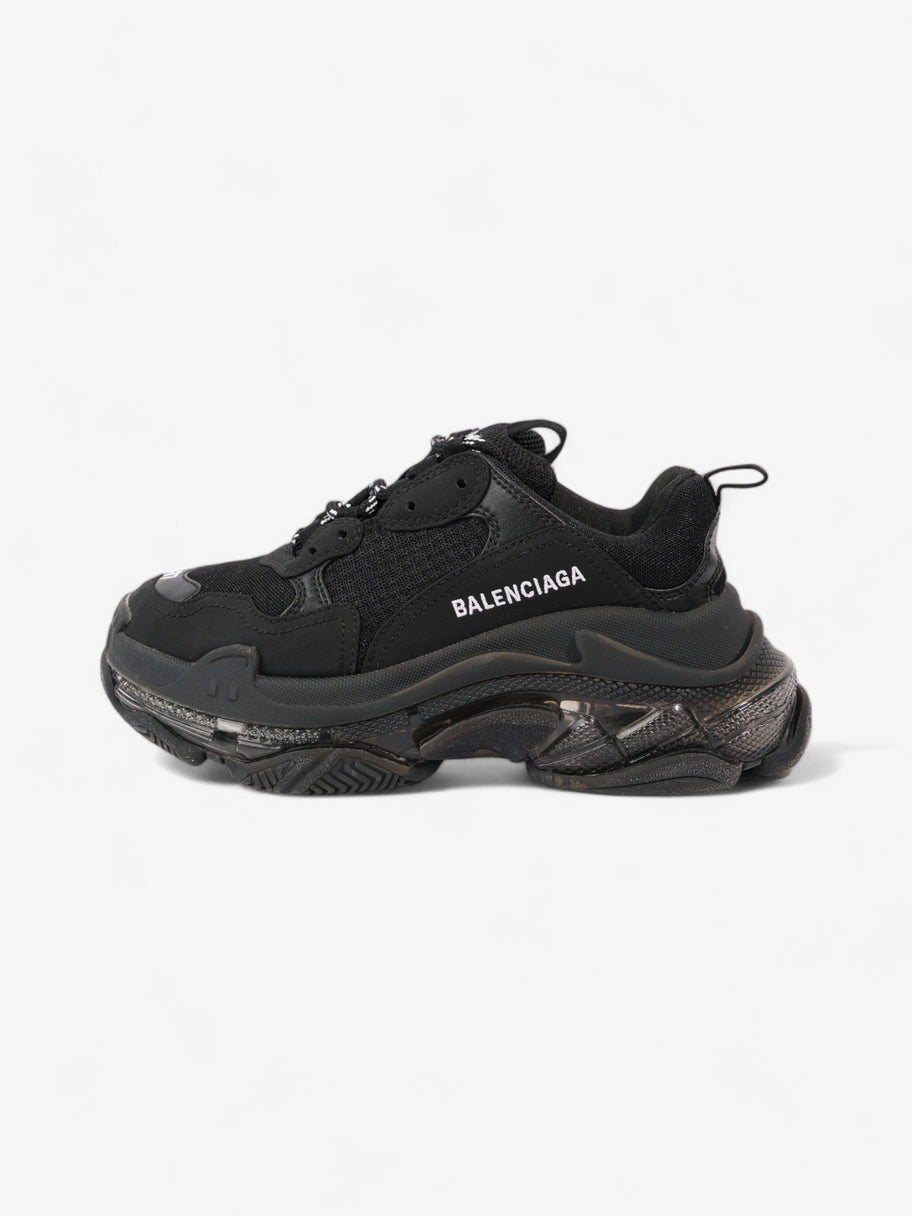 Balenciaga Triple S Clear Sole Black / White Mesh EU 37 UK 4 Image 5