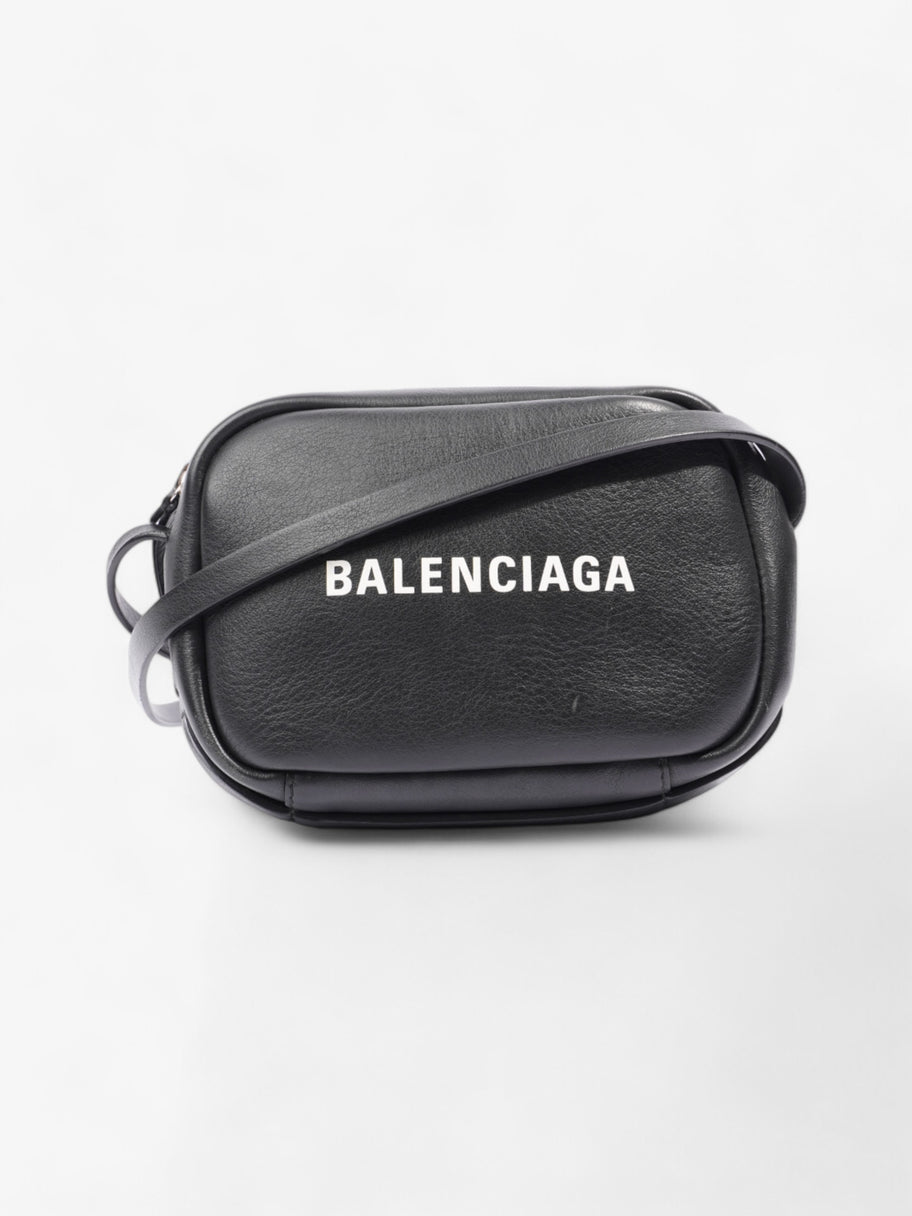 Balenciaga Camera Bag Black / White Leather Image 1