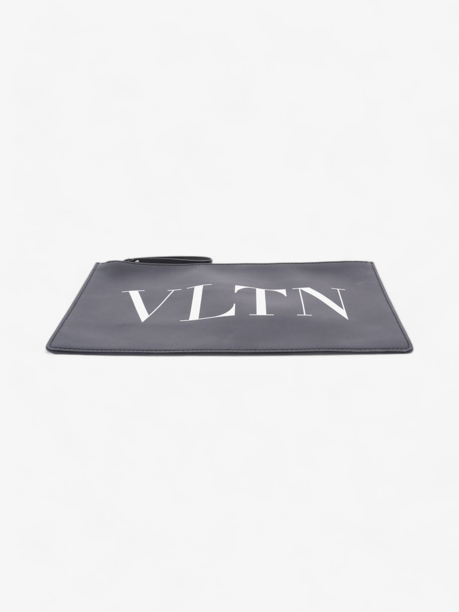 Valentino VLTN Clutch Black / White Leather Image 6