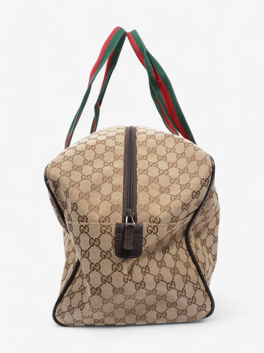 Gucci GG Carryall Duffle Bag GG Supreme / Brown Canvas Image 3