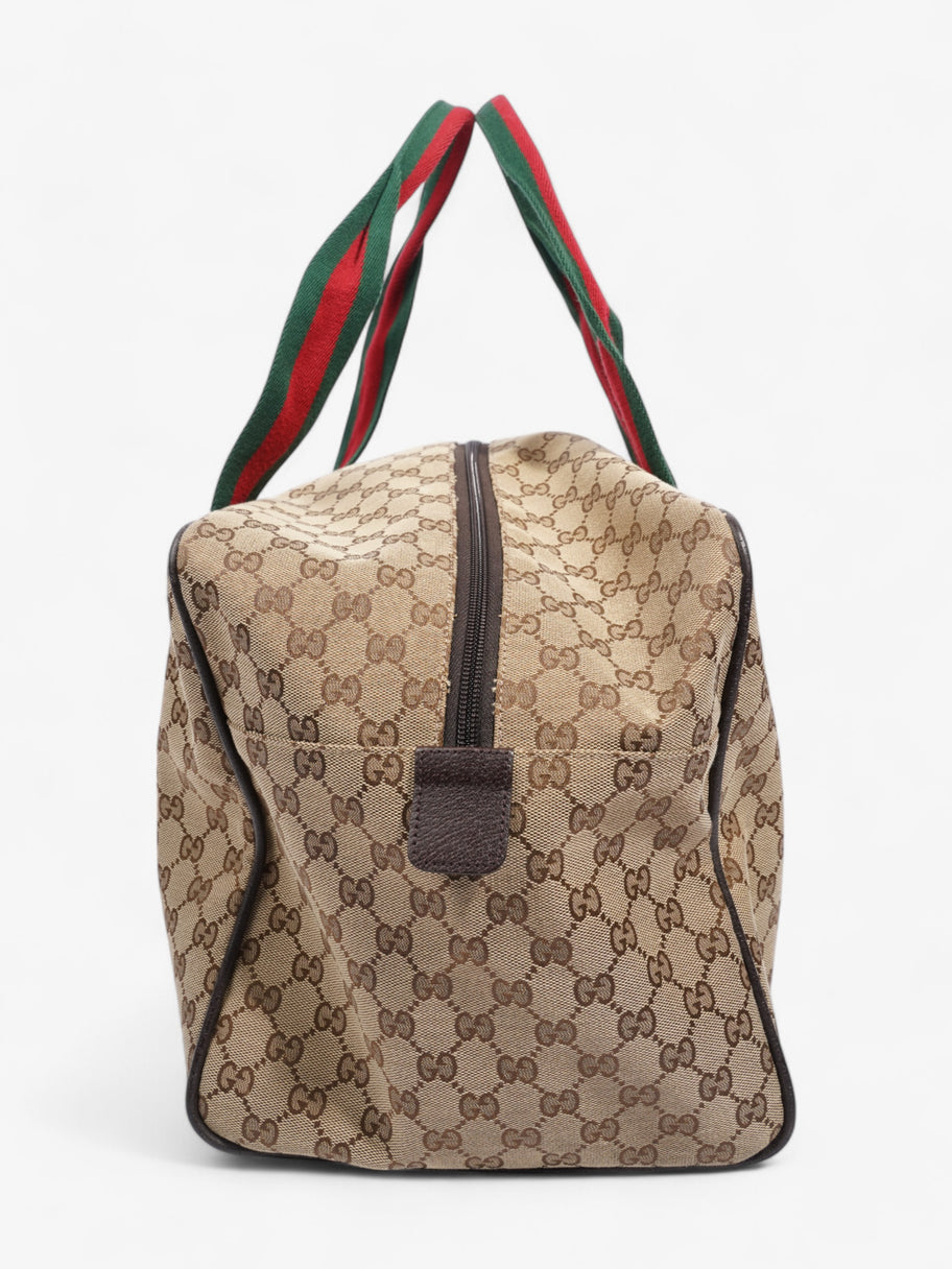 Gucci GG Carryall Duffle Bag GG Supreme / Brown Canvas Image 5