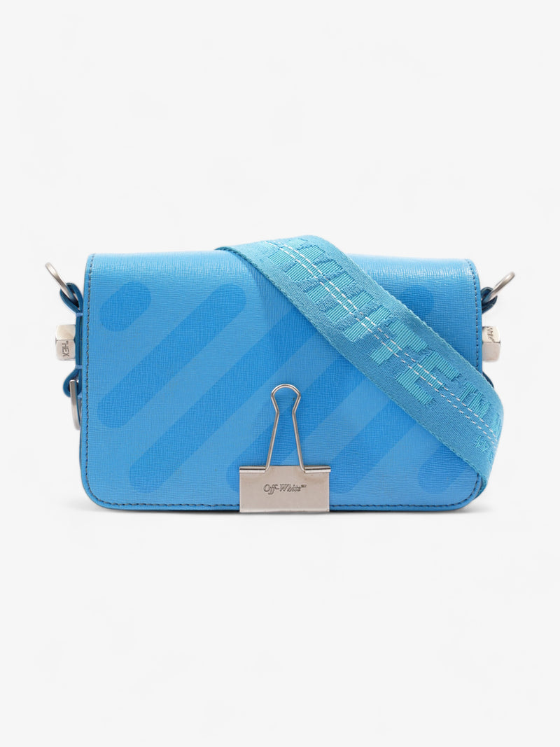  Binder Clip Mini Blue Leather Mini