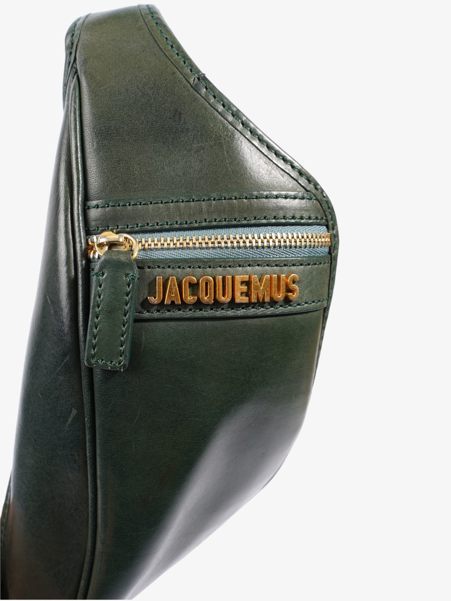 Jacquemus La Banane Green Leather Image 6