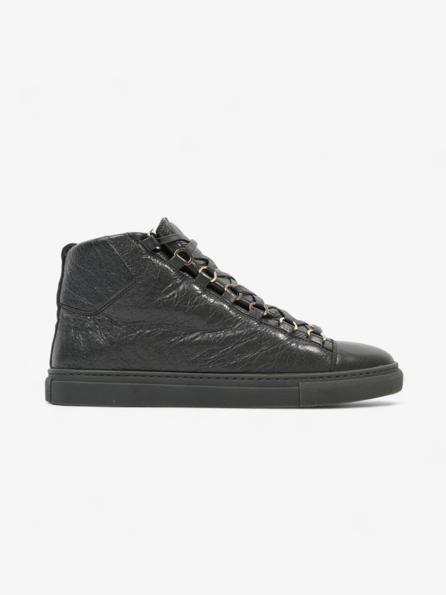 Arena High top Grey Leather EU 39 UK 6 Luxe Collective