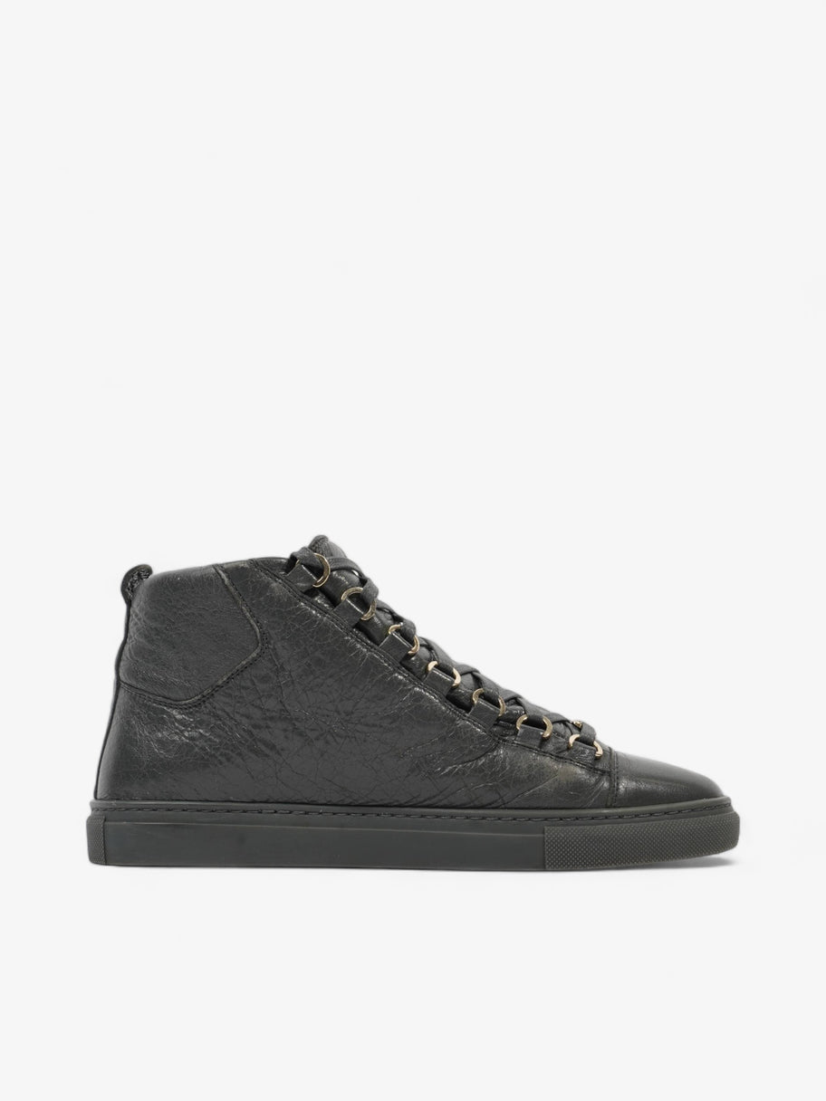 Arena High top Grey Leather EU 39 UK 6 Luxe Collective