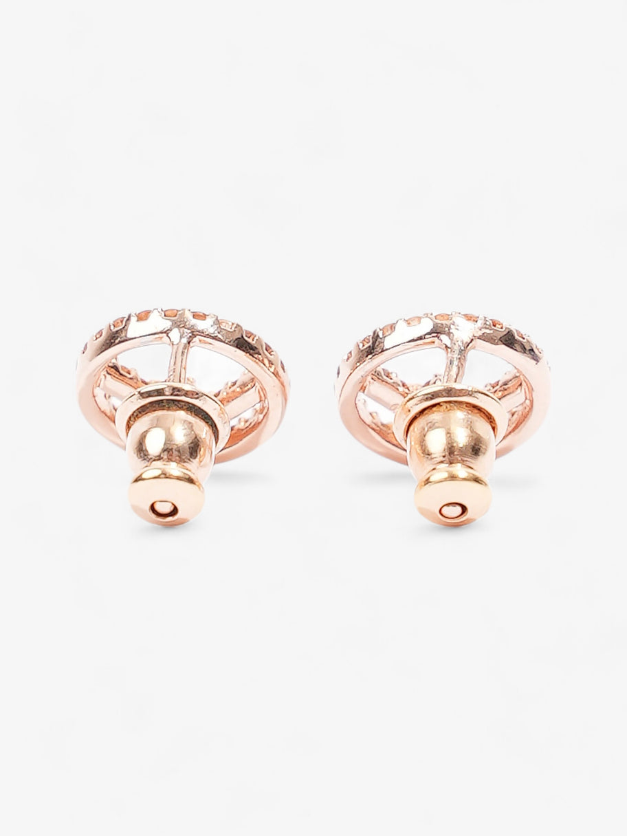 Fendi F Is Fendi Earrings Rose Gold Base Metal Image 2