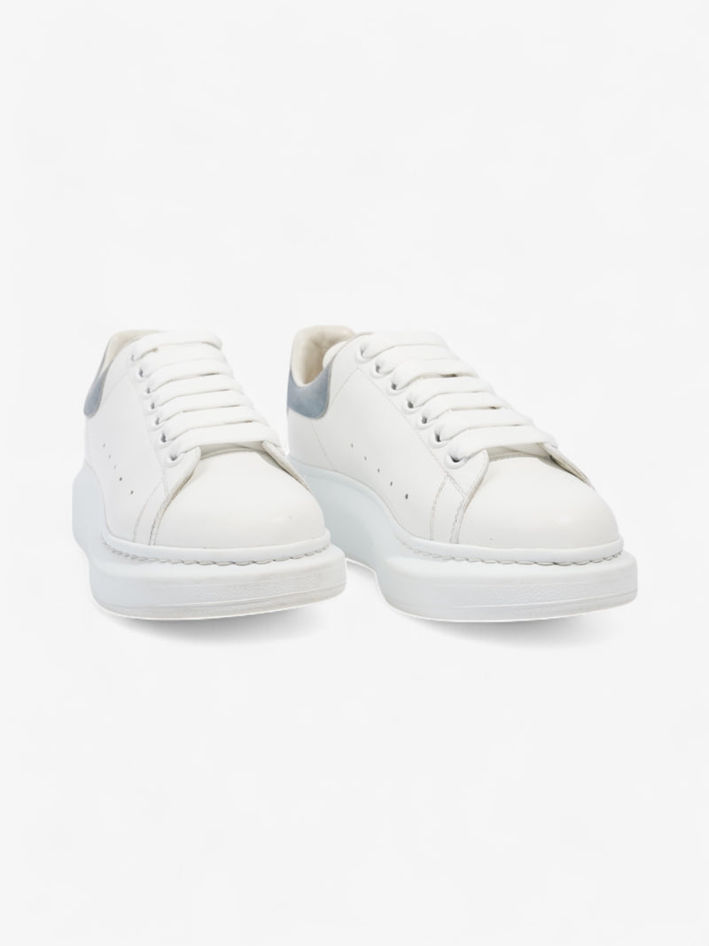  Alexander McQueen Oversized Sneakers White  / Light Blue Tab Leather EU 37.5 UK 4.5