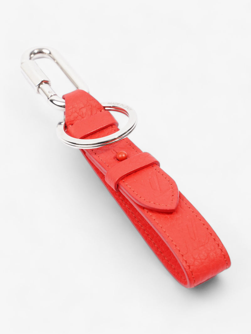  Harness Dragonne Bag Charm Red Taurillon Leather