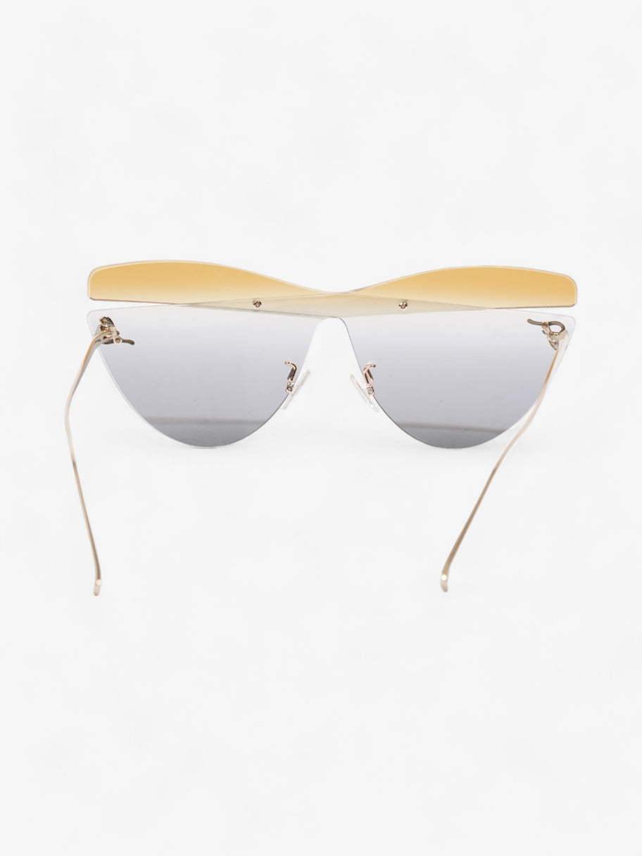 Fendi Cat Eye Sunglasses Gold Base Metal 145mm Image 3