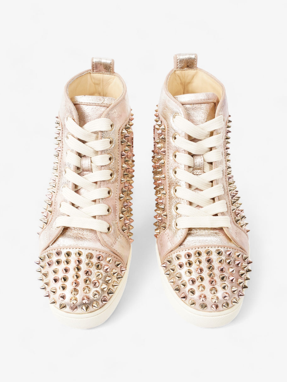 Christian Louboutin Louis Orlato High Top Bronze Multi Nappa Leather EU 35.5 UK 2.5 Image 8