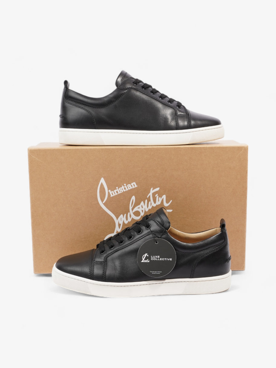 Christian Louboutin Louis Junior Sneakers Black Leather EU 42 UK 8 Luxe Collective