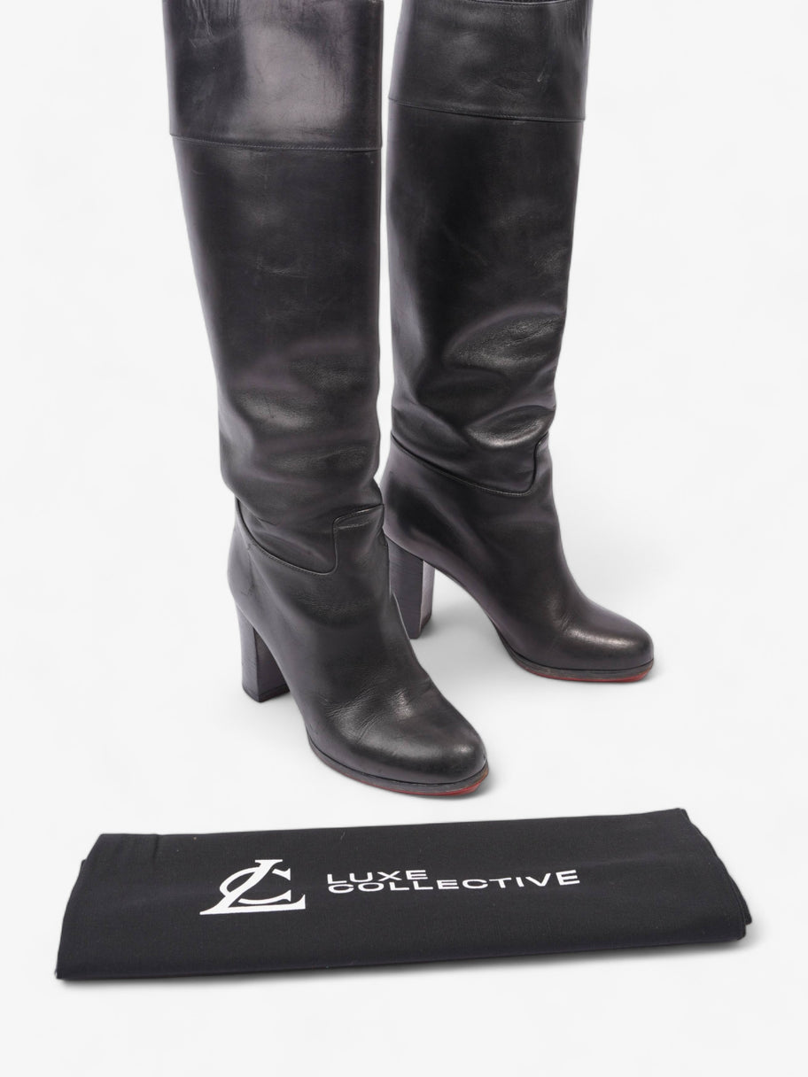 Knee High Boot 80 Black Leather EU 36 UK 3 Image 11