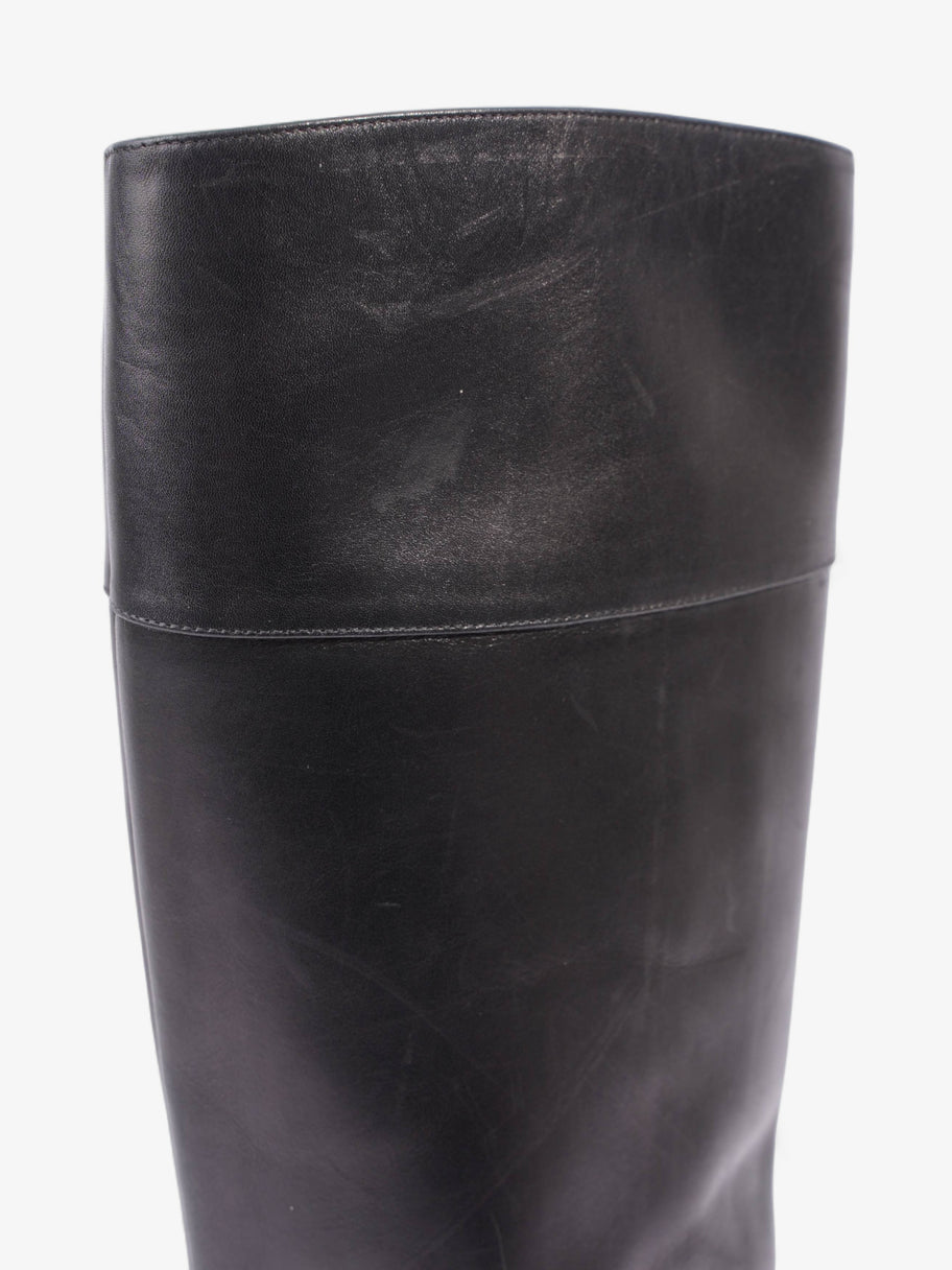 Knee High Boot 80 Black Leather EU 36 UK 3 Image 12