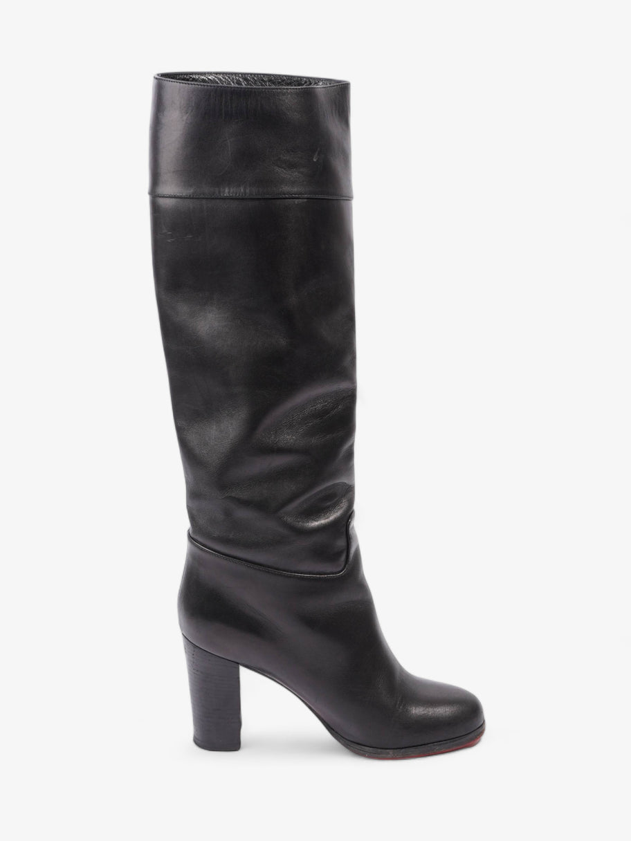 Knee High Boot 80 Black Leather EU 36 UK 3 Image 4
