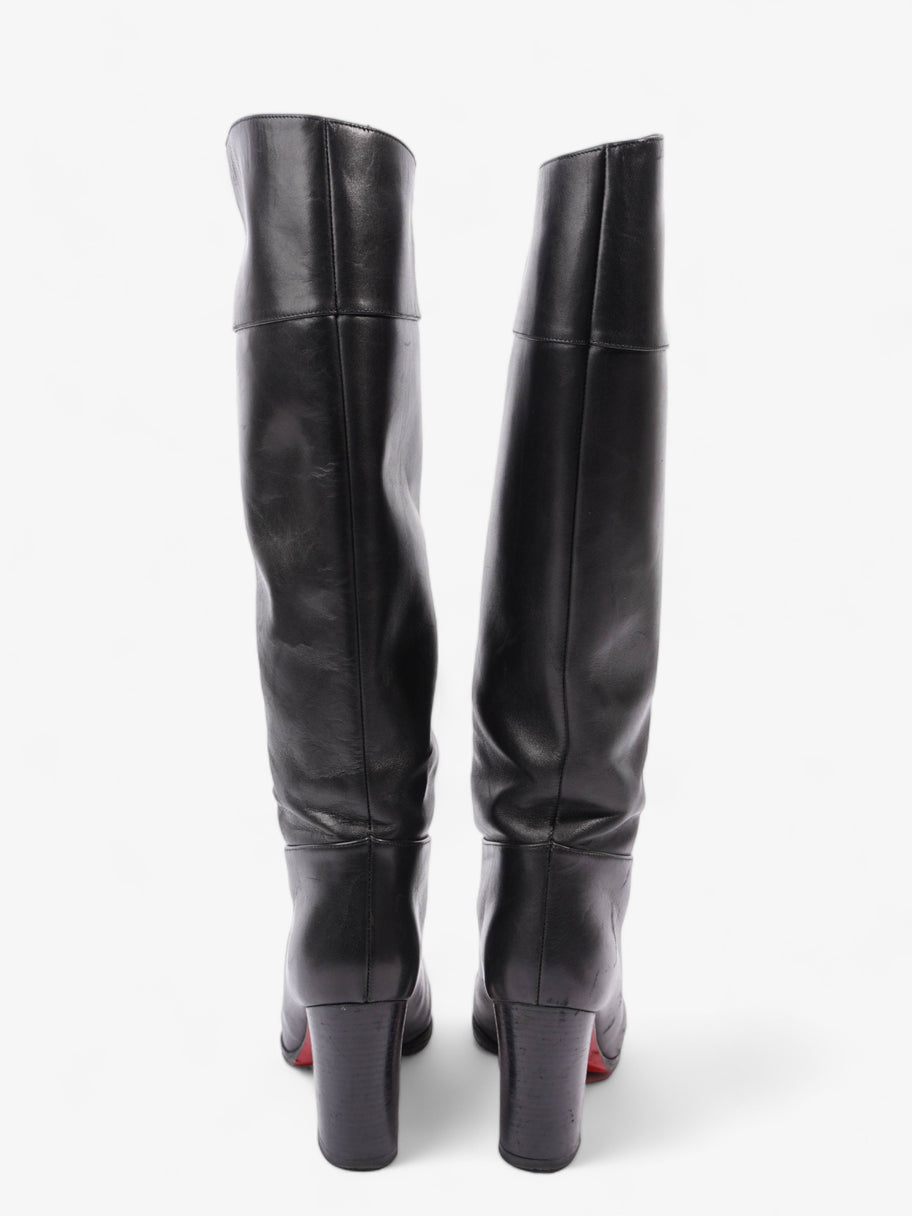 Knee High Boot 80 Black Leather EU 36 UK 3 Image 6