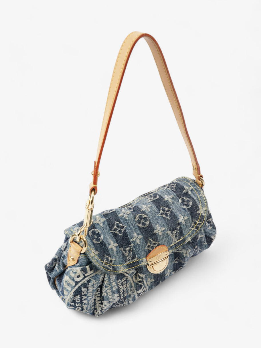 Louis Vuitton Pleaty Raye Monogram Denim Denim Mini Image 7