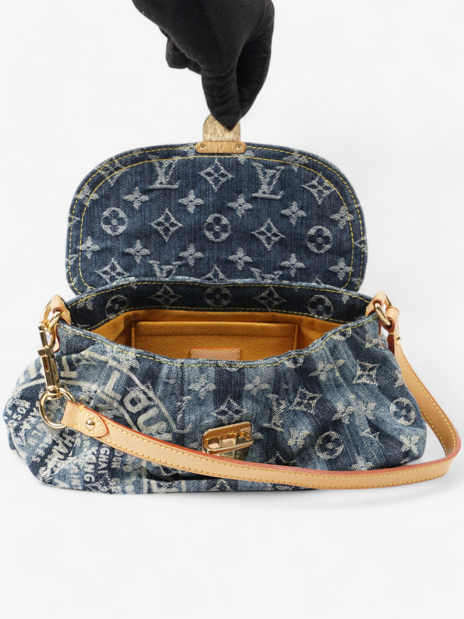 Louis Vuitton Pleaty Raye Monogram Denim Denim Mini Image 8