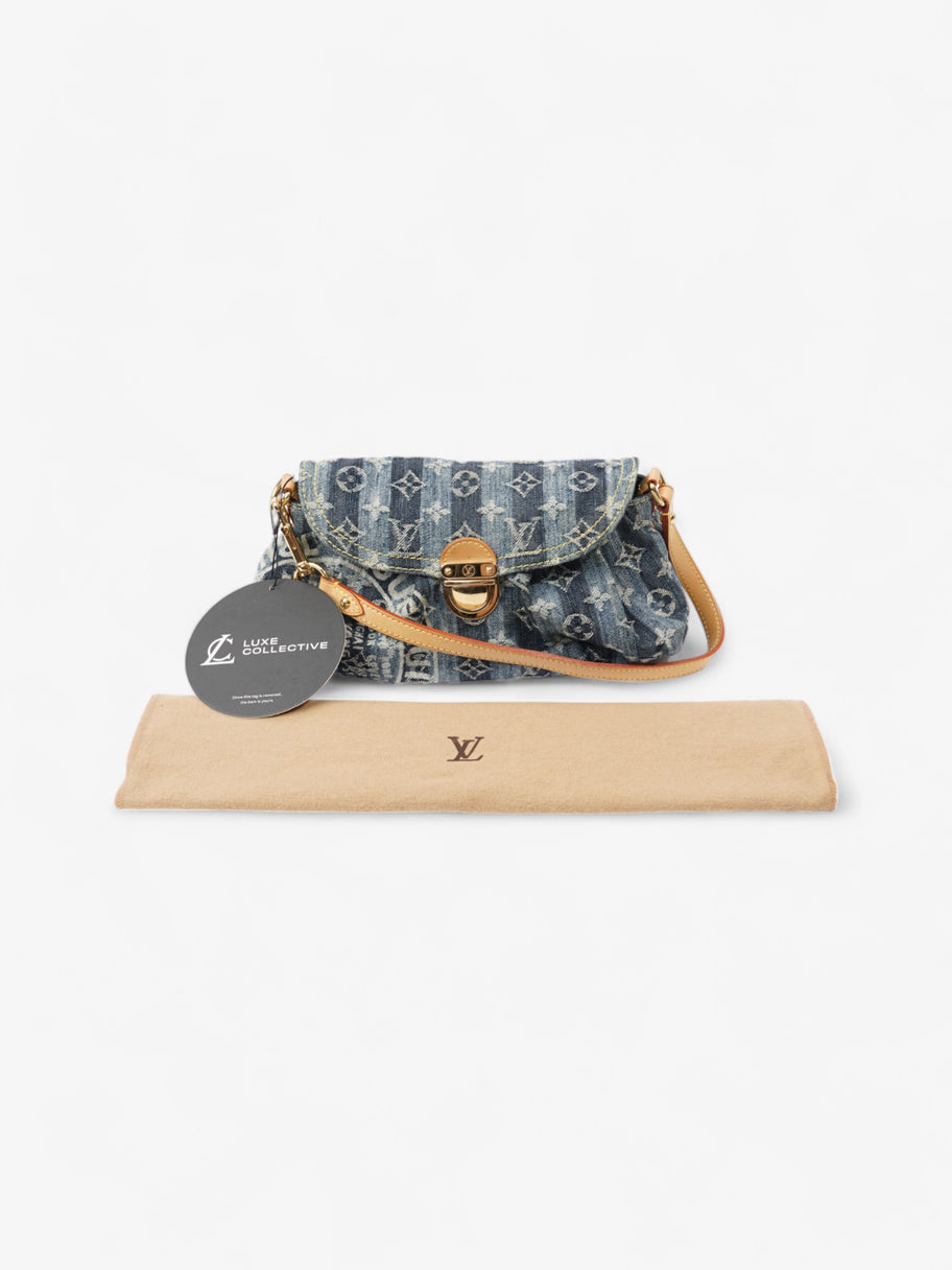 Louis Vuitton Pleaty Raye Monogram Denim Denim Mini Image 10