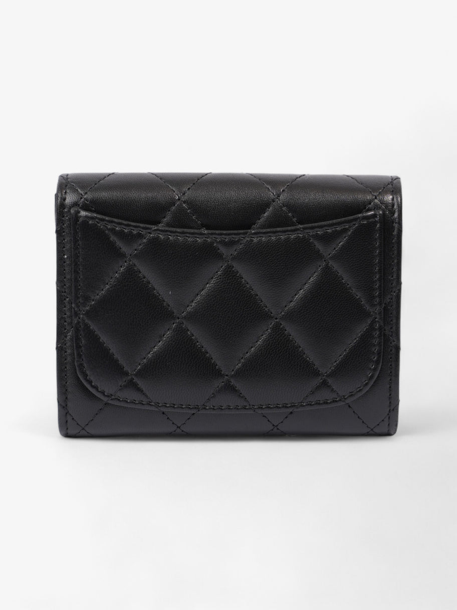 Chanel Classic Flap Card Holder Black Lambskin Leather Image 2