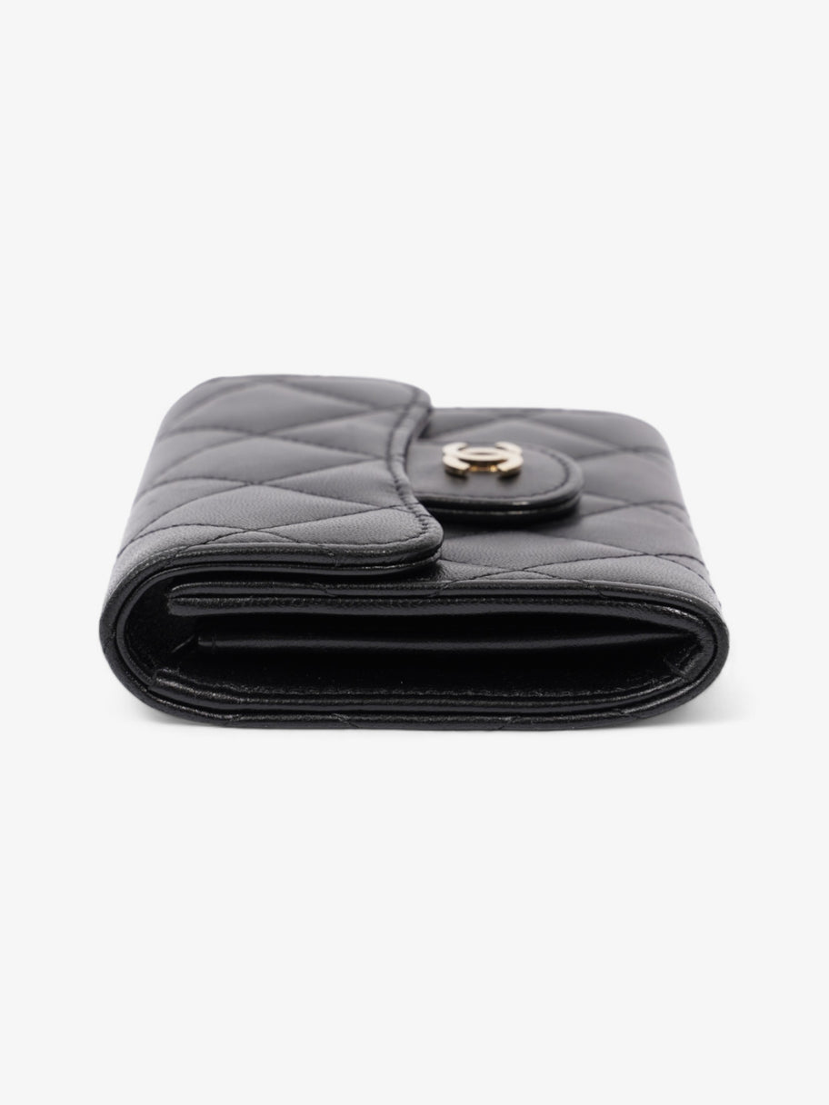 Chanel Classic Flap Card Holder Black Lambskin Leather Image 4