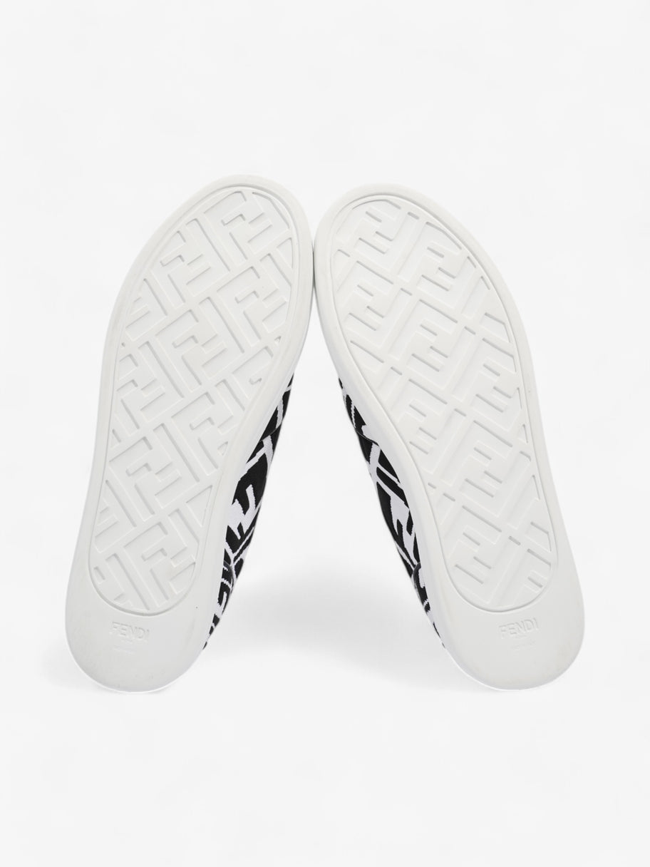 Fendi Rise Slip On White / Black Cotton EU 38 UK 5 Image 7