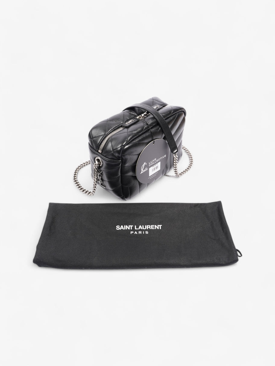 Saint Laurent LouLou Bowling Bag Black Calfskin Leather Small Image 9