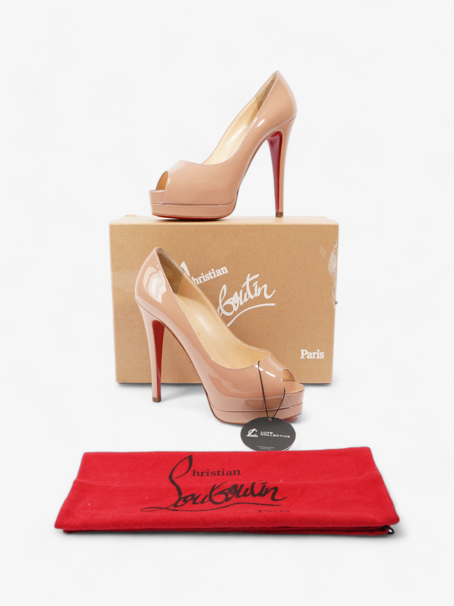 Christian Louboutin Altadama 140mm Nude Patent Leather EU 39 UK 6 Image 10