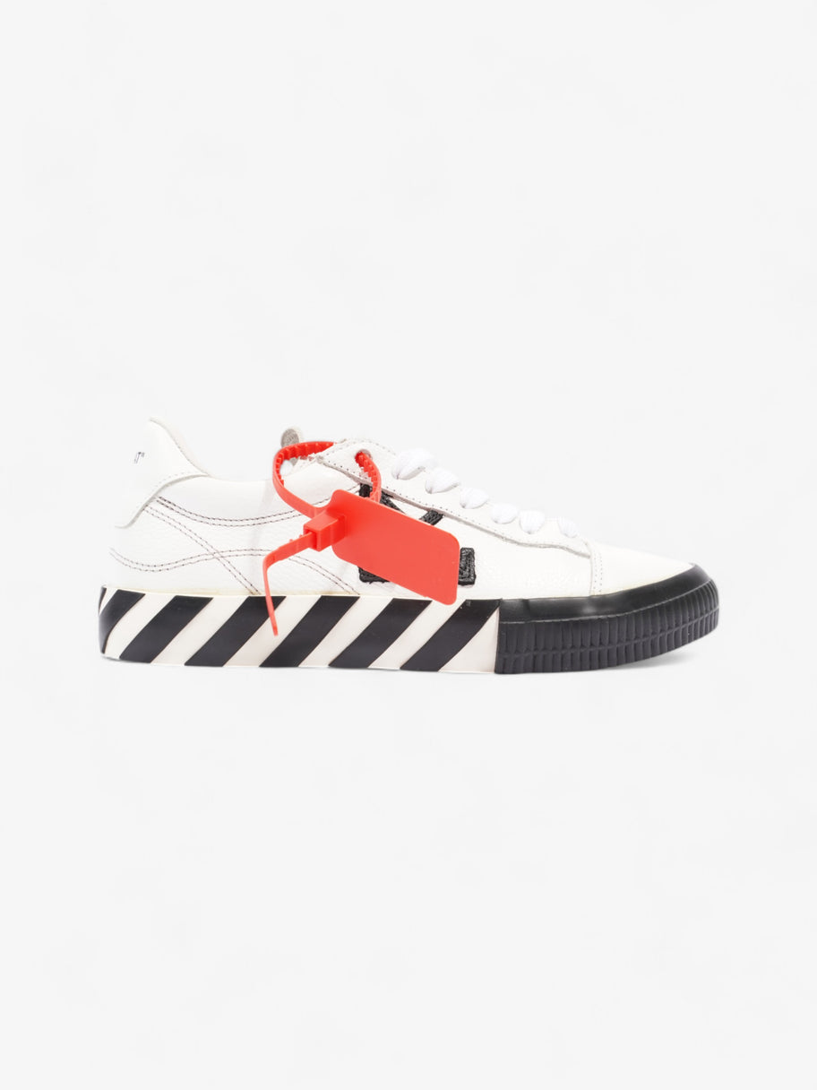 Off White Vulcanised Low-top White  / Black / Red Leather EU 39 UK 6 Image 1