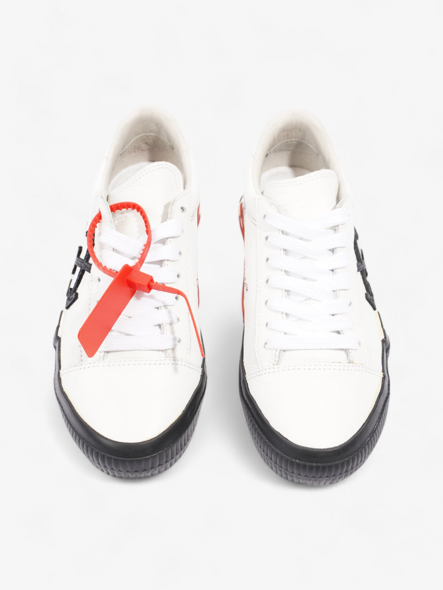 Off White Vulcanised Low-top White  / Black / Red Leather EU 39 UK 6 Image 8