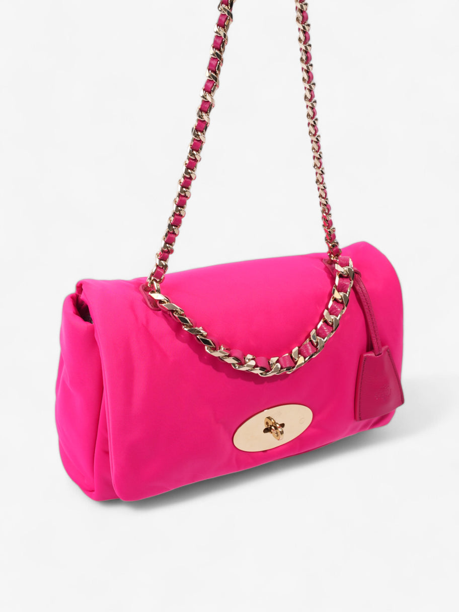 Mulberry Lily Top Handle Bag Fluorescent Pink Nylon Image 7